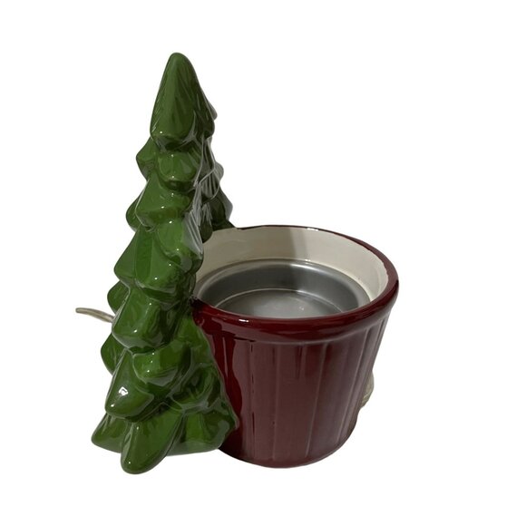 Yankee Candle Scenterpiece Easy Meltcup Warmer Christmas Tree Holiday Decor 8" - Picture 5 of 8